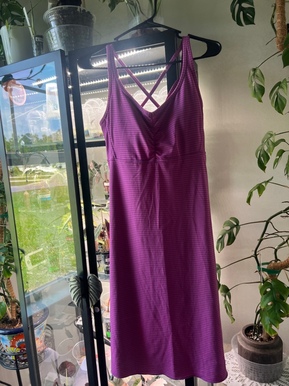 Prana Bright Purple Strappy Tank